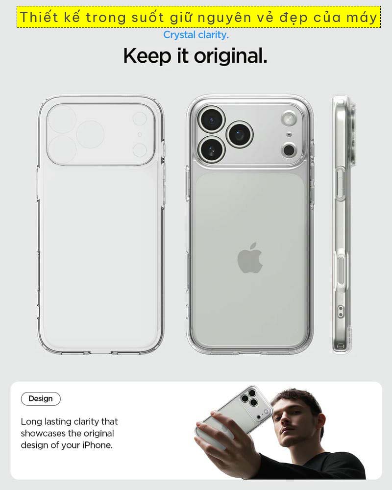 Ốp lưng iPhone 17 Pro Max Spigen Ultra Hybrid 2